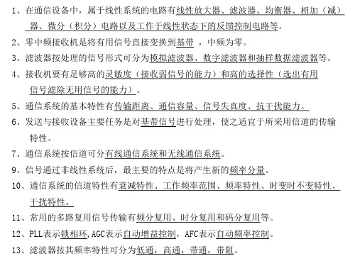 通信电子线路
