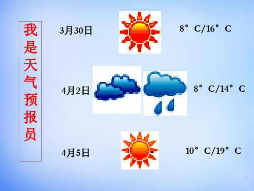 人教版高中地理必修一2.3《锋面天气系统》ppt课件