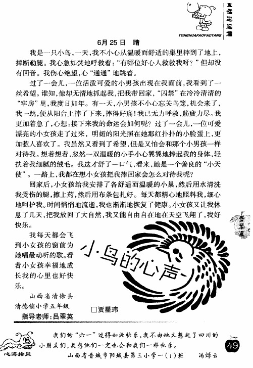 小鸟的心声
