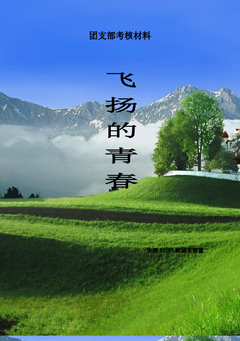 班级评优材料终极版