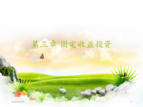 第三章 固定收益投资 ppt课件