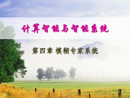第4章 模糊专家系统