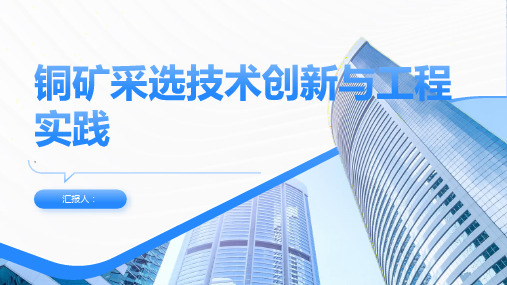 铜矿采选技术创新与工程实践