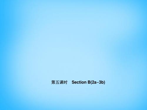 七年级英语上册 Unit 2 This is my sister(第五课时)Section B(2a-3b)课件 (新版)人教新目标版