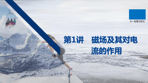 2021高考物理教科版一轮复习课件：第九章 第1讲 磁场及其对电流的作用