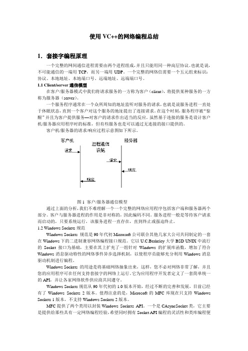 VC++网络编程总结
