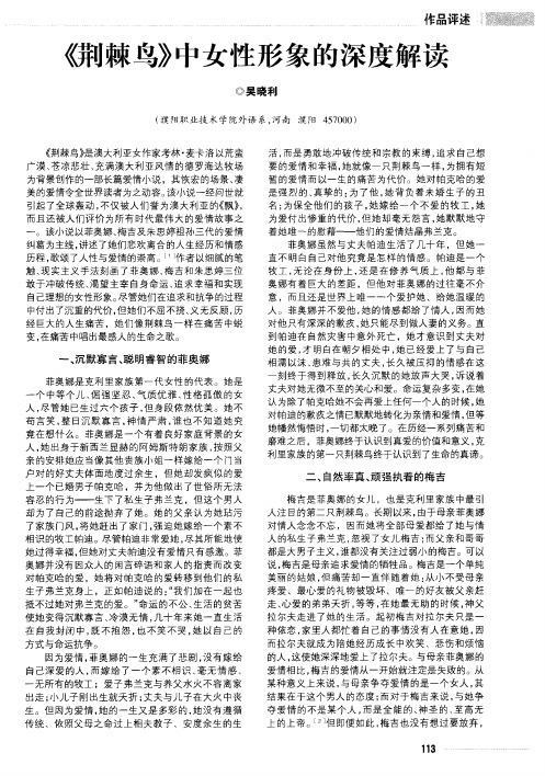 《荆棘鸟》中女性形象的深度解读
