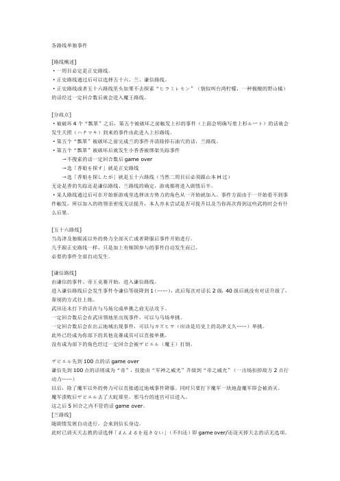 戦国ランス[战国兰斯]_攻略(1)