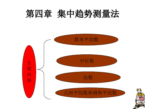 第四章 集中趋势测量法