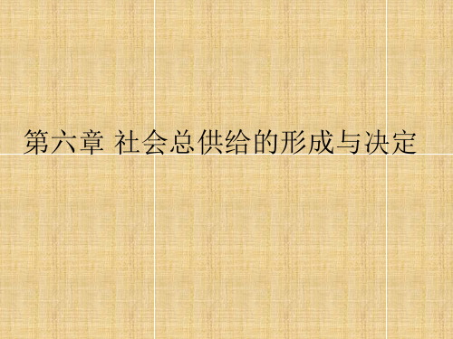 2018年学习社会总供给教材课件PPT