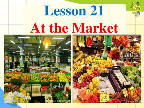 Lesson21At the Market