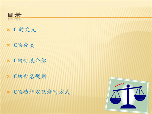 IC的分类