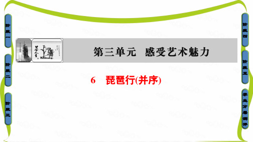高中鲁人版语文必修二课件：第三单元 感受艺术魅力 6 琵琶行(并序)