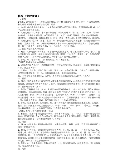 修辞、对联
