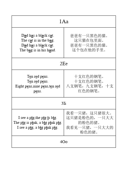 1~6语音部分的儿歌