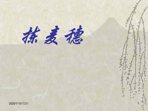 拣麦穗PPT课件