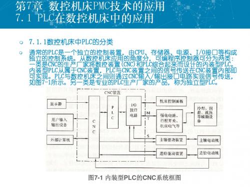 数控机床故障诊断与维修第七章 数控机床PMC技术的应用