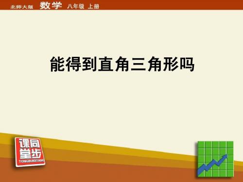 《能得到直角三角形吗》上课课件