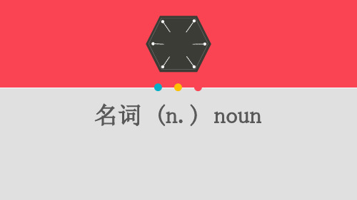 初中,高中英语基础语法详解,词性名词课件PPT