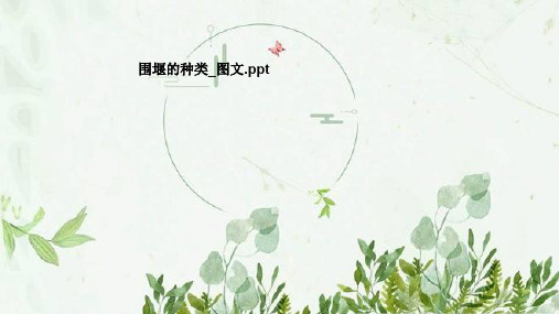 围堰的种类_图文