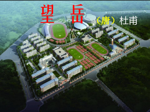 部编版教材七年级语文下册《望岳》ppt课件