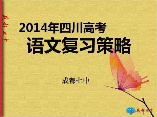 2014年四川高考语文复习策略