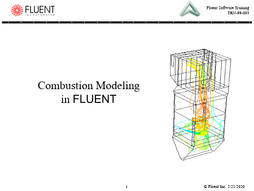 Fluent combustion