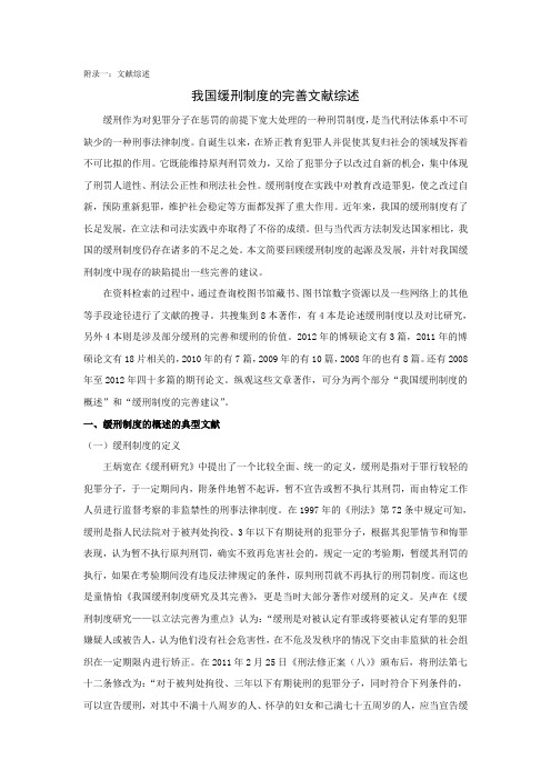 文献综述