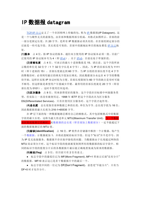 IP数据报