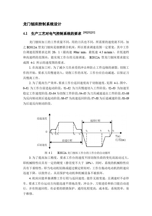 龙门刨床控制系统设计