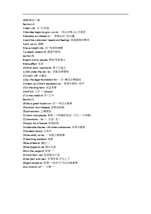 英语词汇整理