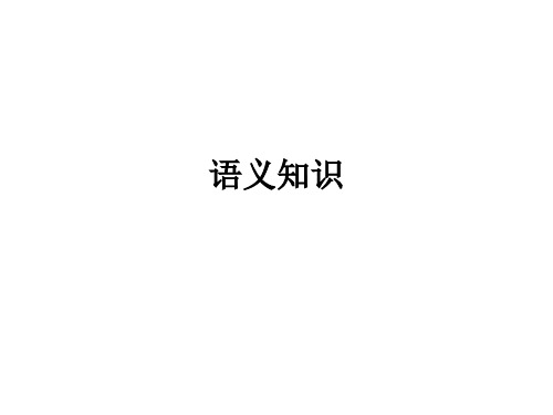 语义知识