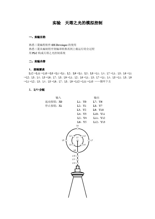 实验-天塔之光的模拟控制