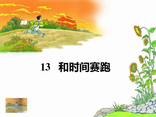 13《和时间赛跑》优秀课件.ppt