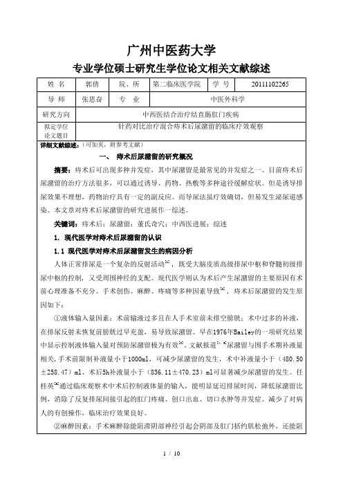 相关文献综述