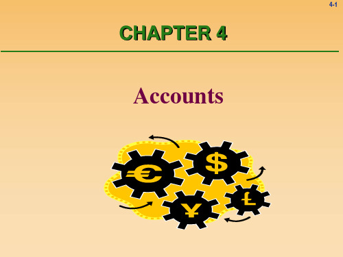 实用会计英语Chapter 4 Accounts