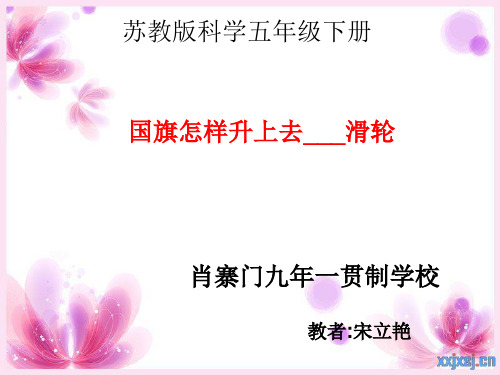 苏教版五年级科学下册__滑轮__最新课件
