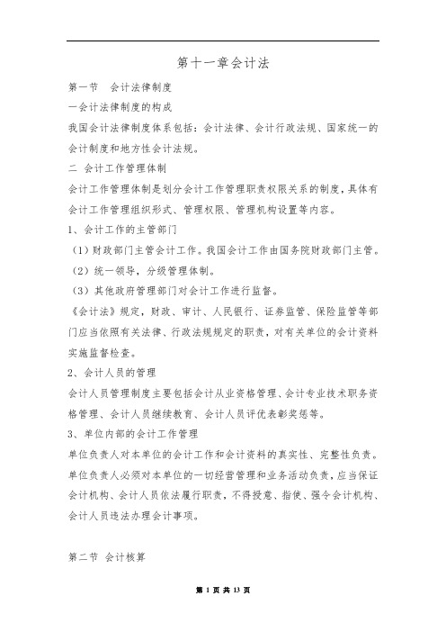 经济法课件——会计法