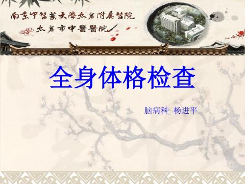 全身体格检查