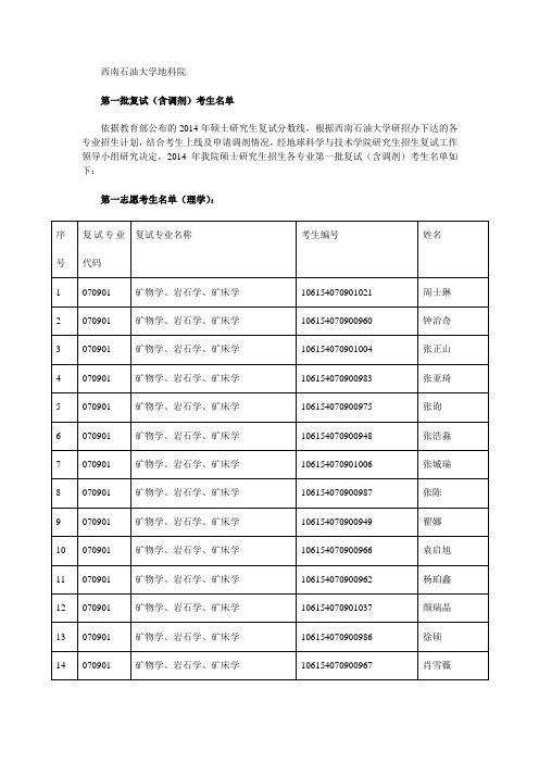 西南石油大学地科院