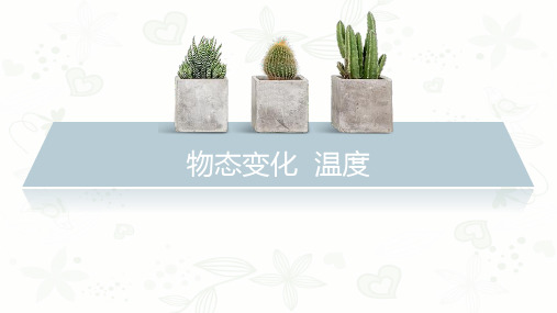 1、1物态变化 温度课件--北师大版八年级上册物理