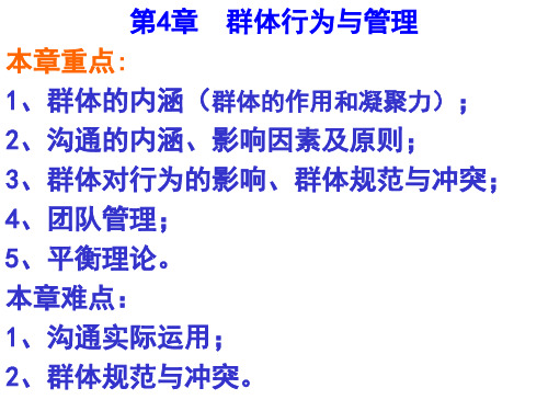 第4章群体行为与管理.
