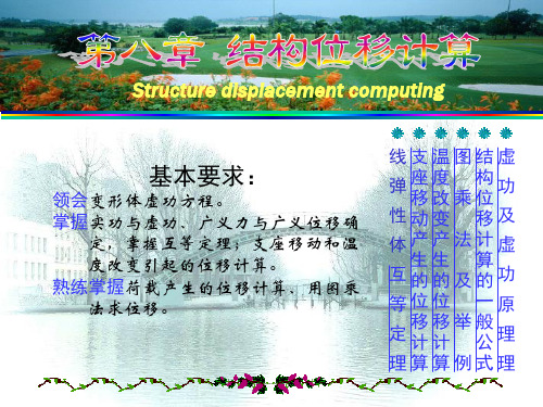 第八章结构位移计算