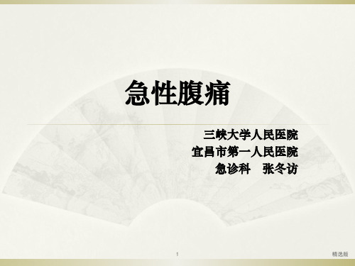 《急性腹痛》ppt课件