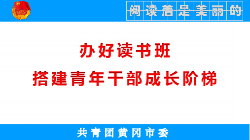 青年干部读书班经验交流PPT