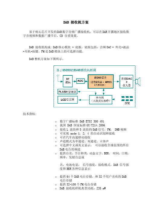 DAB数字音频广播系统概论与简介