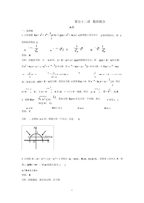 高考数学数形结合问题