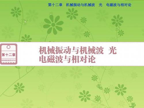 【优化方案】2016届高三物理大一轮复习精讲课件：第十二章机械振动与机械波光电磁波与相对论第一节