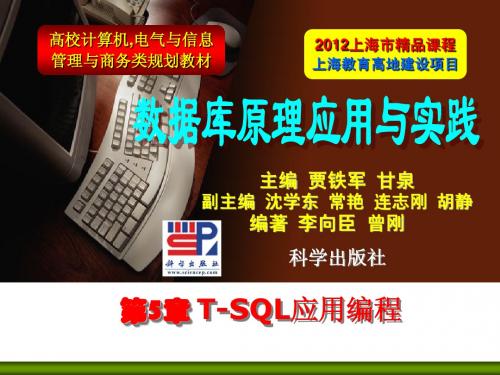ch5 T-SQL应用编程