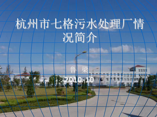杭州七格污水处理厂情况简介